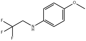 (4-甲氧基苯基)(2,2,2-三氟乙基)胺 结构式