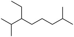 3-乙基-2,7-二甲基辛烷 结构式