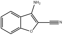 3-氨基苯并呋喃-2-甲腈 结构式