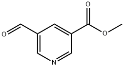 5-甲酰-3-吡啶甲酸甲酯 结构式