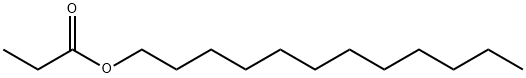 正丙酸十二酯 结构式