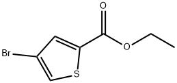 4-溴-2-噻吩羧酸乙酯 结构式