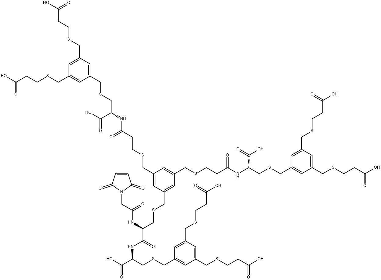 (R)-4-(2-acetamido-2-carboxyethylthio)-2-oxobutanoic acid 结构式