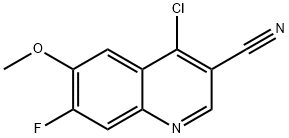 4-Chloro-7-fluoro-6-methoxyquinoline-3-carbonitrile