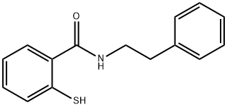 BenzaMide, 2-Mercapto-N-(2-phenylethyl)- 结构式