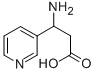 (RS)-3-氨基-3-(3-吡啶基)-丙酸 结构式