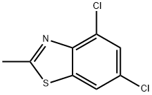 Benzothiazole, 4,6-dichloro-2-methyl- (9CI) 结构式