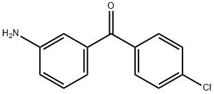 3-Amino-4'-chlorobenzophenone 结构式