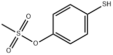 4-甲基磺酰氧基苯硫酚 结构式