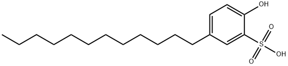 5-DODECYL-2-HYDROXYBENZENESULFONIC ACID 结构式