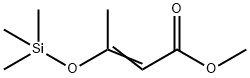 3-三甲基硅氧基-2-丁烯酸甲酯 结构式