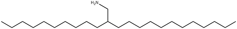 2-癸基十四烷基-1-胺 结构式