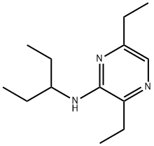Pyrazinamine, 3,6-diethyl-N-(1-ethylpropyl)- (9CI) 结构式