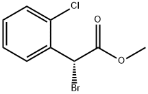 Α-溴-2-氯苯乙酸甲酯 结构式