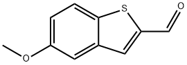 2-醛基-5-甲氧基苯并噻吩 结构式