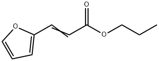 3-(2-呋喃基)-2-丙烯酸丙酯 结构式