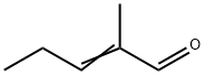 2-甲基-2-戊烯醛 结构式