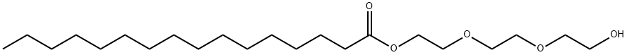 2-[2-(2-hydroxyethoxy)ethoxy]ethyl palmitate 结构式