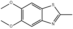 5,6-二甲氧基-2-甲基苯并噻唑 结构式