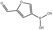 5-醛基呋喃-3-硼酸 结构式