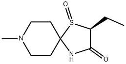 1-Thia-4,8-diazaspiro[4.5]decan-3-one,2-ethyl-8-methyl-,1-oxide,(2S)-(9CI) 结构式