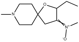 Methanamine, N-(2-ethyl-8-methyl-1-oxa-8-azaspiro[4.5]dec-3-ylidene)-, N-oxide (9CI) 结构式