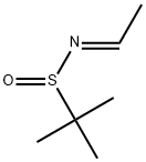 (S,E)-N-亚乙基-2-甲基丙烷-2-亚磺酰胺 结构式