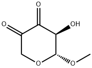 2H-Pyran-3,4-dione, dihydro-5-hydroxy-6-methoxy-, (5S,6R)- (9CI) 结构式