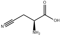 β-氰基-L-丙氨酸 结构式