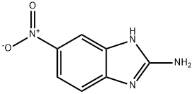 2-氨基-6-硝基苯并咪唑 结构式