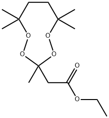 ethyl 3,6,6,9,9-pentamethyl-1,2,4,5-tetroxonan-3-acetate 结构式