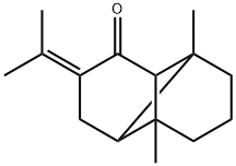 1,7-Dimethyl-4-isopropylidenetricyclo[4.4.0.02,7]decane-3-one 结构式