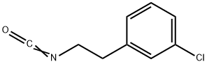 3-氯苯乙基异氰酸酯 结构式