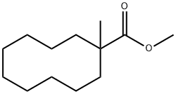 1-Methyl-1-cyclodecanecarboxylic acid methyl ester 结构式