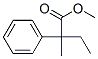 2-Phenyl-2-methylbutanoic acid methyl ester 结构式
