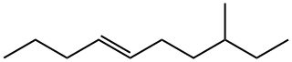 (E)-8-Methyl-4-decene 结构式