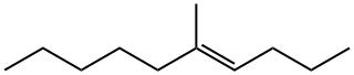(E)-5-Methyl-4-decene 结构式