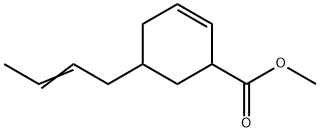 5-(2-Butenyl)-2-cyclohexene-1-carboxylic acid methyl ester 结构式