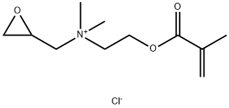 (2,3-epoxypropyl)[2-(methacryloyloxy)ethyl]dimethylammonium chloride 结构式