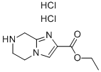ETHYL 5,6,7,8-TETRAHYDROIMIDAZO[1,2-A]PYRAZINE-2-CARBOXYLATE DIHYDROCHLORIDE 0.5 HYDRATE 结构式