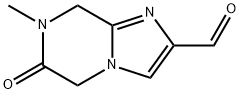 Imidazo[1,2-a]pyrazine-2-carboxaldehyde, 5,6,7,8-tetrahydro-7-methyl-6-oxo- (9CI) 结构式