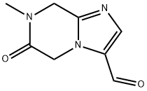 Imidazo[1,2-a]pyrazine-3-carboxaldehyde, 5,6,7,8-tetrahydro-7-methyl-6-oxo- (9CI) 结构式