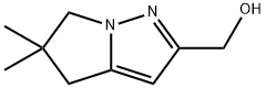 5,6-dihydro-5,5-diMethyl-4H-Pyrrolo[1,2-b]pyrazole-2-Methanol 结构式