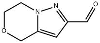 6,7-DIHYDRO-4H-PYRAZOLO[5,1-C][1,4]OXAZINE-2-CARBALDEHYDE 结构式