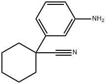 Cyclohexanecarbonitrile,1-(3-aminophenyl)- 结构式