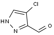 4-氯-3-吡唑甲醛 结构式