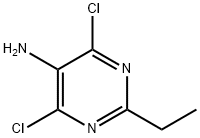4,6-二氯-2-乙基-5-嘧啶胺 结构式