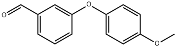 3-(4-甲氧基苯氧基)苯甲醛 结构式