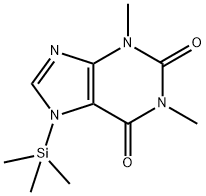 1,3-Dimethyl-7-(trimethylsilyl)-1H-purine-2,6(3H,7H)-dione 结构式