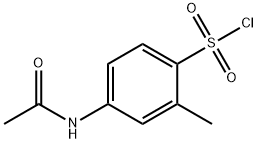 4-(乙酰胺)-2-甲基苯磺酰氯 结构式